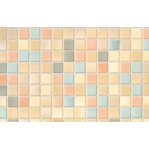 Gekkofix 10203 Pienza narancssárga mozaikos - öntapadós fólia öntapadós fólia