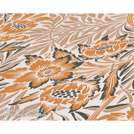 narancs-terrakotta tapéta