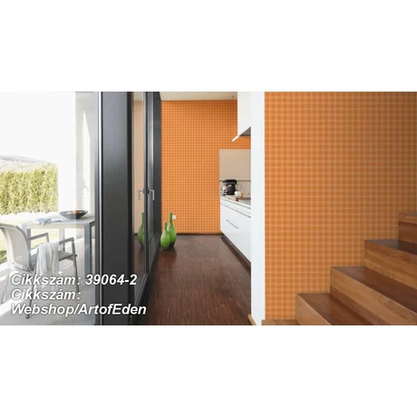 narancs-terrakotta tapéta