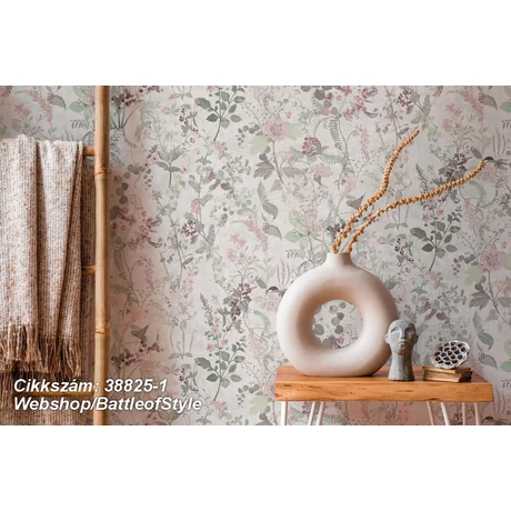 virágmintás tapéta