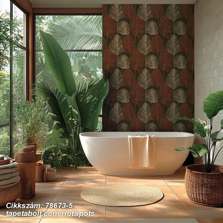 narancs-terrakotta tapéta