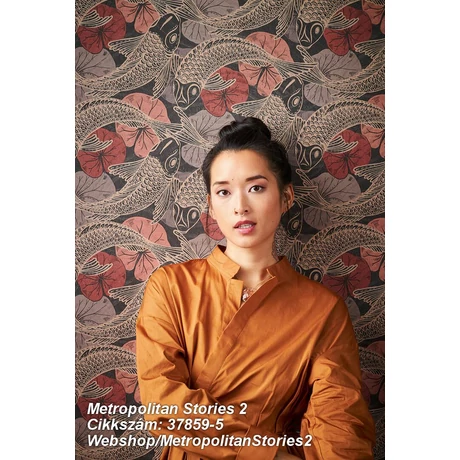 narancs-terrakotta tapéta