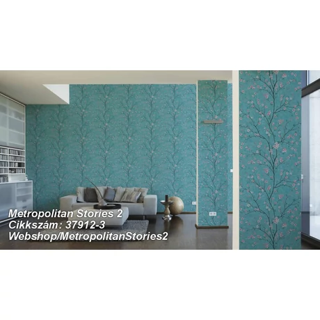 virágmintás tapéta