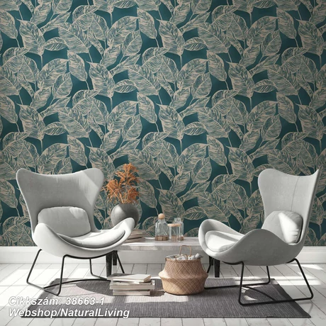 természeti mintás tapéta