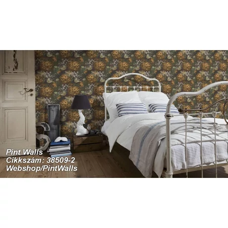 virágmintás tapéta