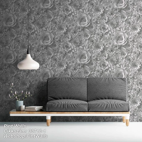 virágmintás tapéta