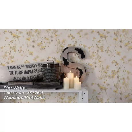 virágmintás tapéta