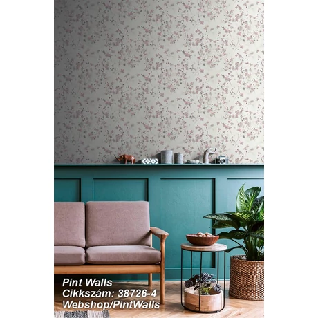 virágmintás tapéta