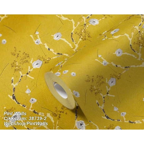 sárga tapéta