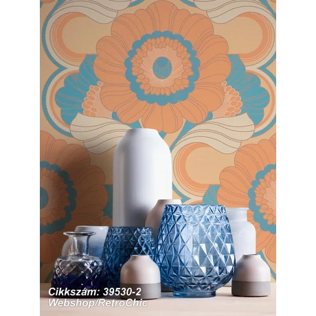 narancs-terrakotta tapéta