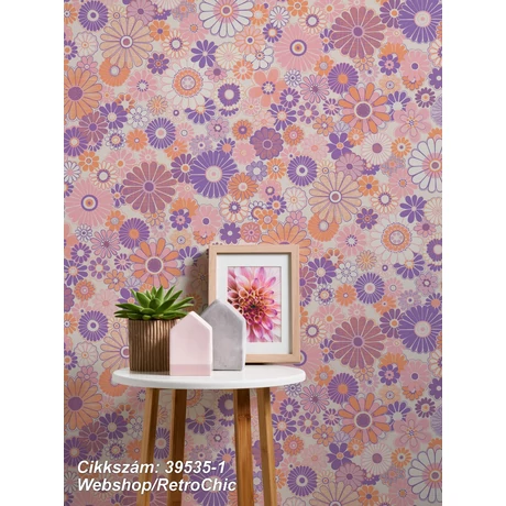 narancs-terrakotta tapéta