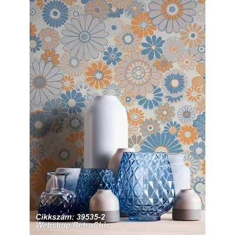 narancs-terrakotta tapéta