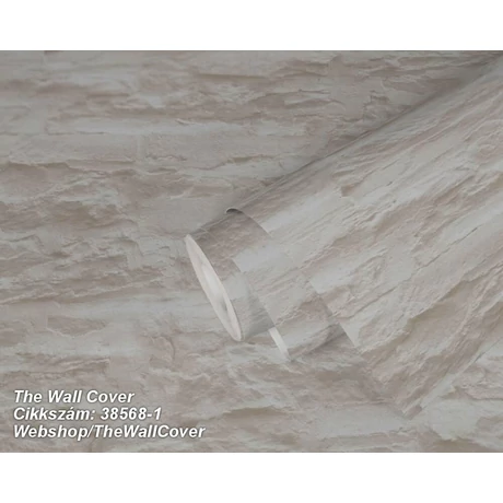 bézs-drapp öntapadós tapéta